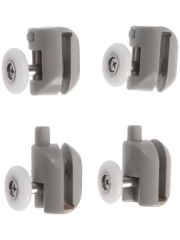 Ролик для душевой кабины MasterProf №2, d=23-25 мм, одинарный нижний и верхний по 2 шт.