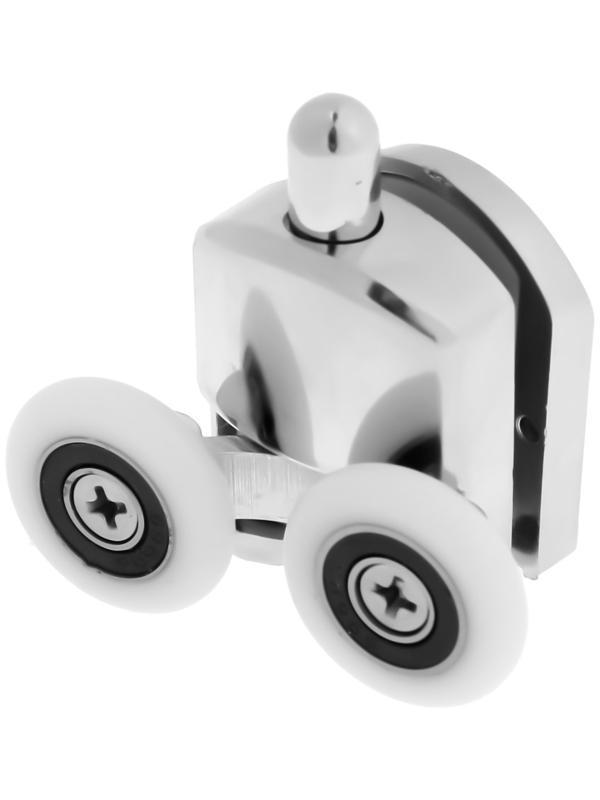 Ролик для душевой кабины MasterProf №3, d=23-25 мм, двойной нижний и верхний по 2 шт.