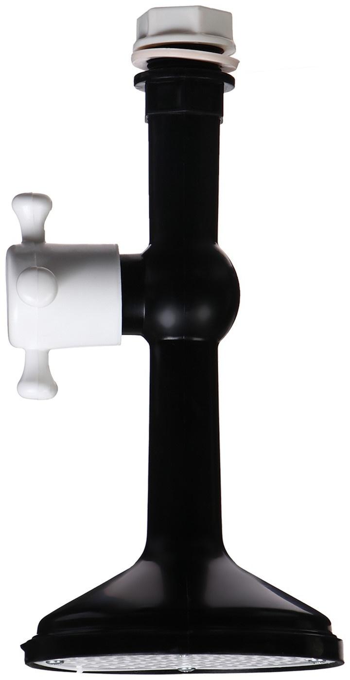 Насадка-лейка для бака, чёрная