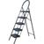 Стремянка Алюмет с широкими ступенями стальная, 5 ступеней МСН205