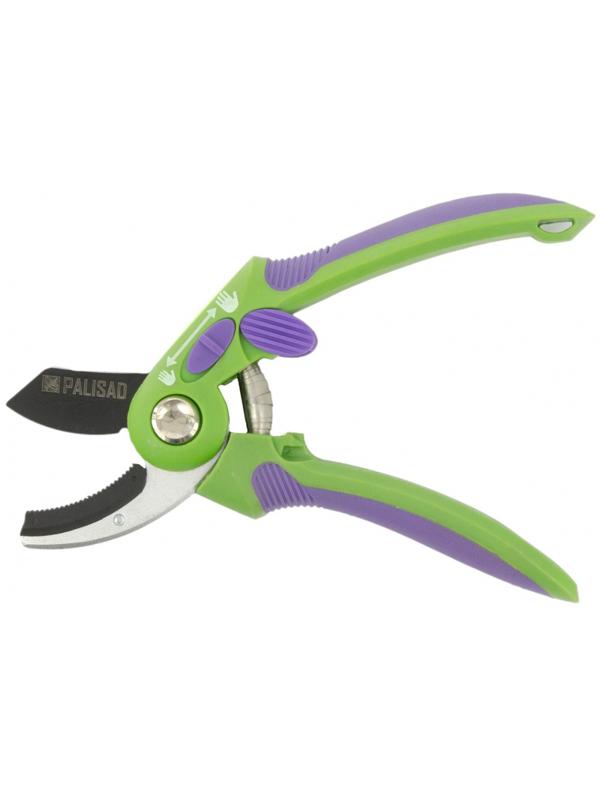 Секатор Palisad 215мм с наковальней, регулир захвата, двухкомп рукоят 60486