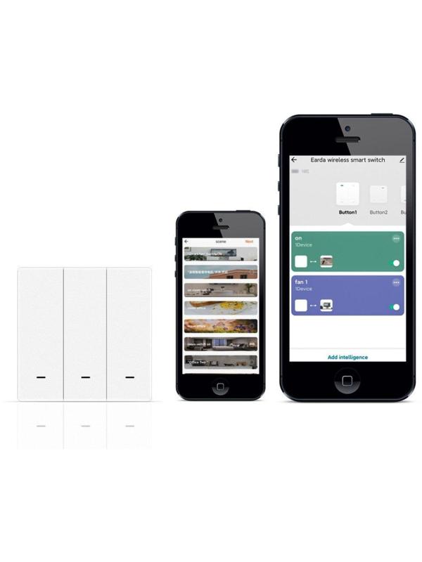 Выключатель MOES ZigBee 3-Gang Wireless Switch