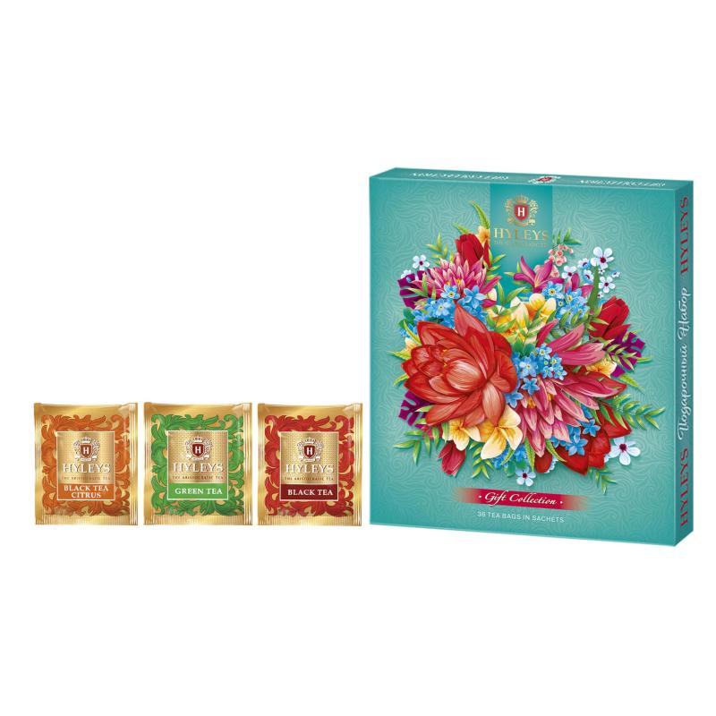 Чай Hyleys Цветы ассорти подар., 36пак