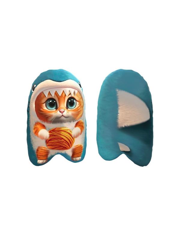 Игрушка-антистресс Кот Синяя акула 30 см