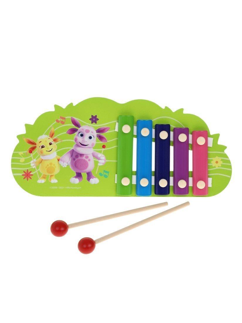 ДЕФЕКТ УПАКОВКИ Ксилофон Лунтик: 2 палочки, 5 нот