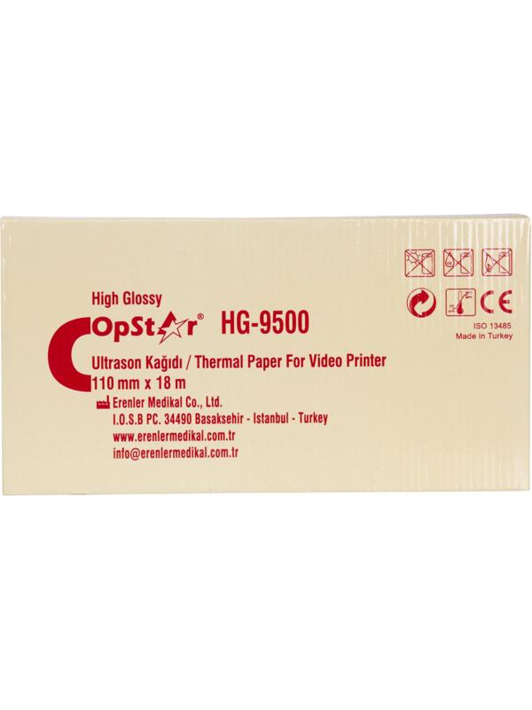 Бумага для УЗИ принтеров UPP-110HG, OpStar 110х18, HG 9500 10шт/уп