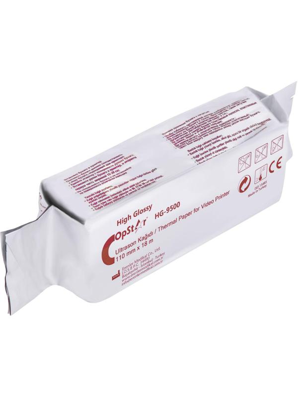 Бумага для УЗИ принтеров UPP-110HG, OpStar 110х18, HG 9500 10шт/уп