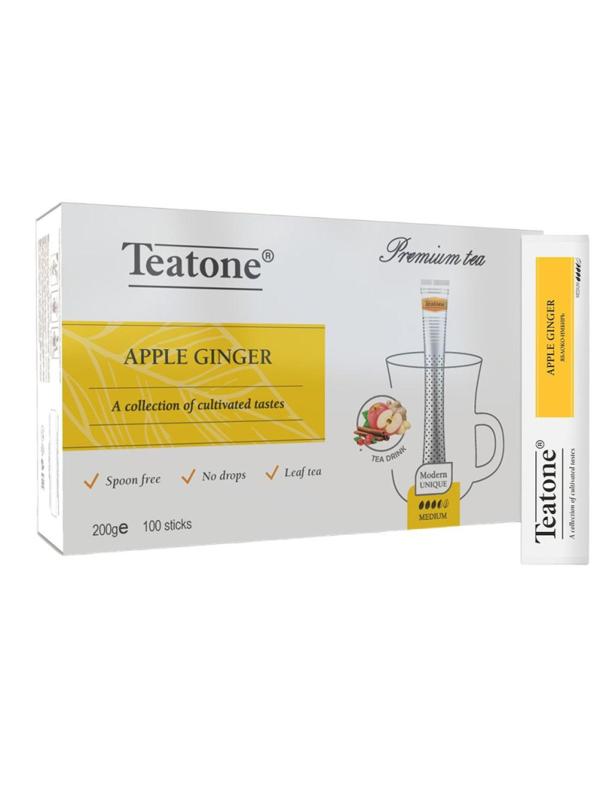 Напиток растворимый в стиках Teatone Яблоко-Имбирь, 1,8грx100шт