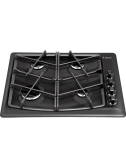 Варочная поверхность Gefest СГ СН 1211 К21, газовая, 4 конфорки, цвет чёрная матовый