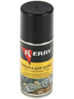 Смазка Kerry для цепей мото- и велотехники с PTFE, 210 мл, аэрозоль
