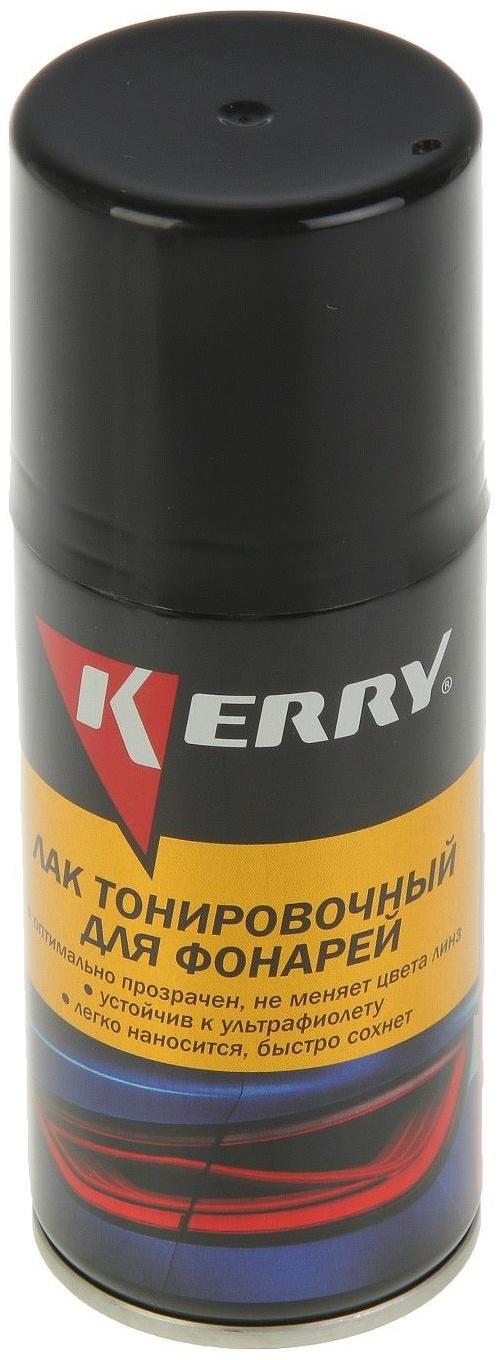 Лак Kerry для тонировки фонарей, черный, 210 мл, аэрозоль