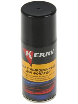 Лак Kerry для тонировки фонарей, черный, 210 мл, аэрозоль