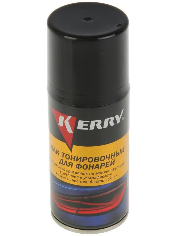 Лак Kerry для тонировки фонарей, черный, 210 мл, аэрозоль