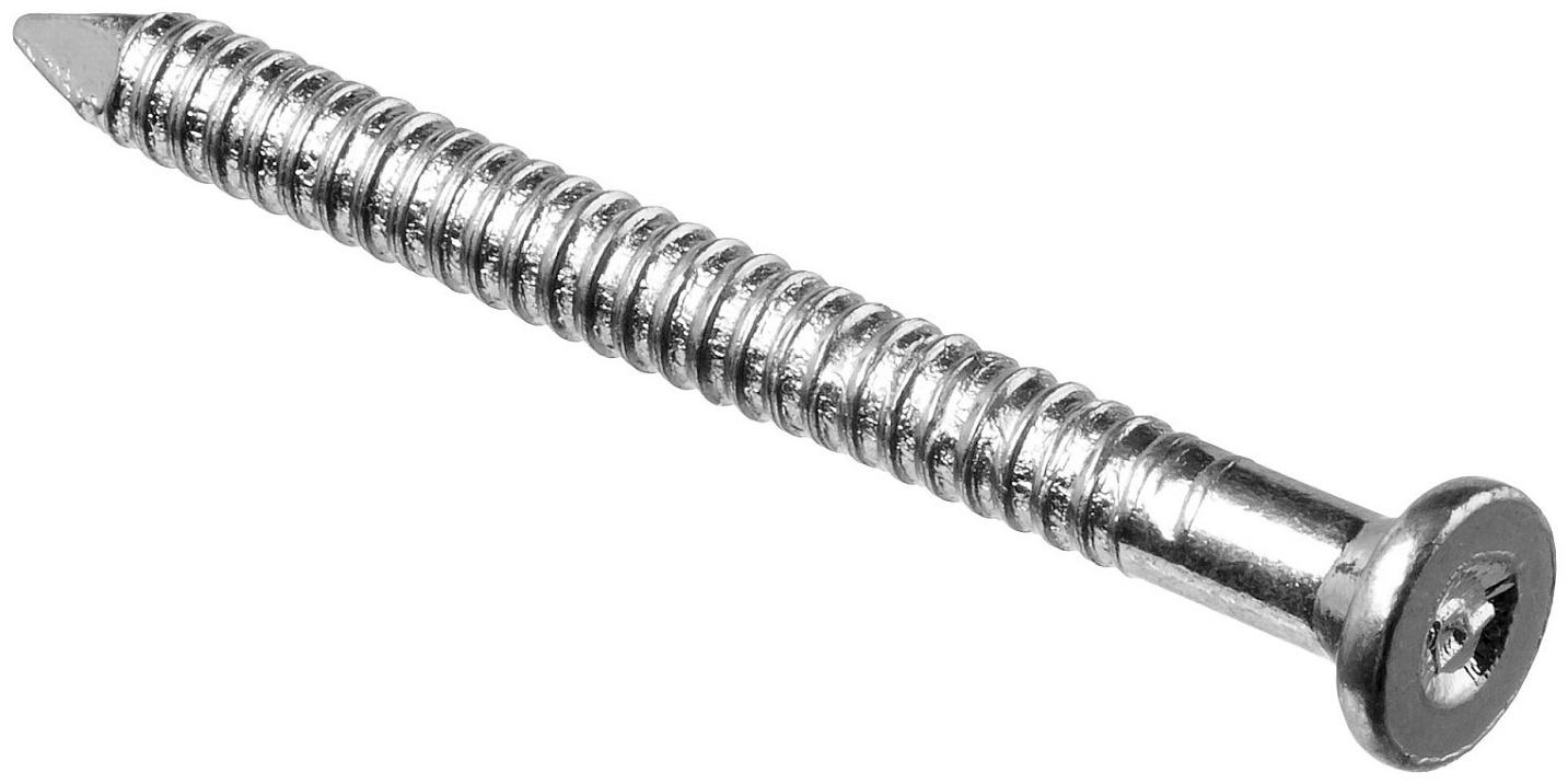 Гвозди ершёные с конической головкой 