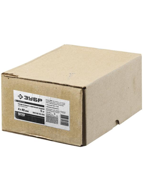 Гвозди ершёные с конической головкой 