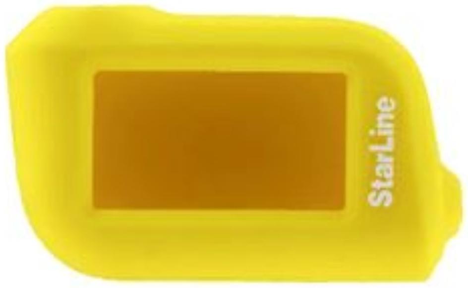 Чехол брелка, силиконовый Starline A93 желтый
