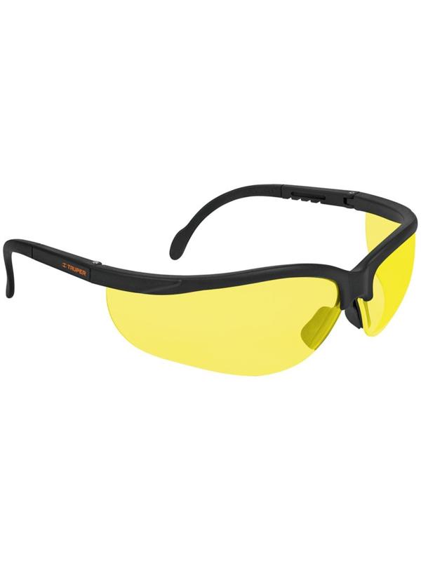 Защитные очки TRUPER LEDE-SA, поликарбонат, УФ защита, защита от царапин, янтарь