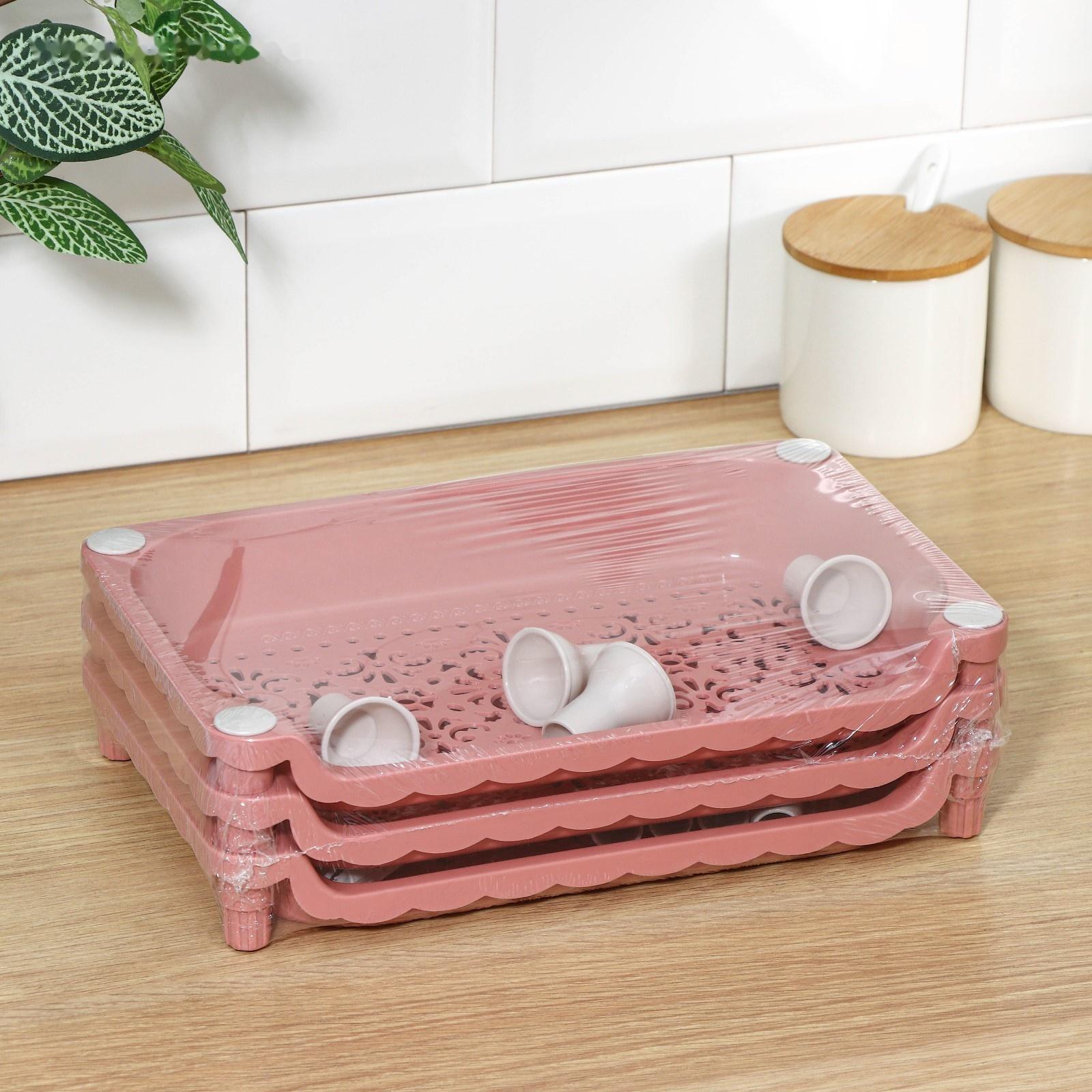 Этажерка настольная 3-х секционная «Пастель», цвет МИКС