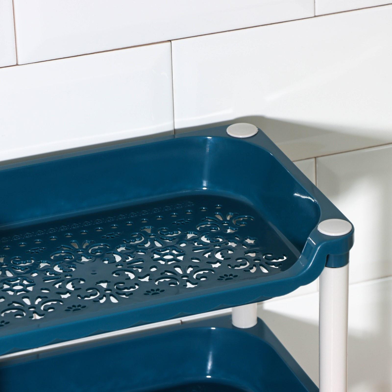 Этажерка настольная 3-х секционная «Пастель», цвет МИКС