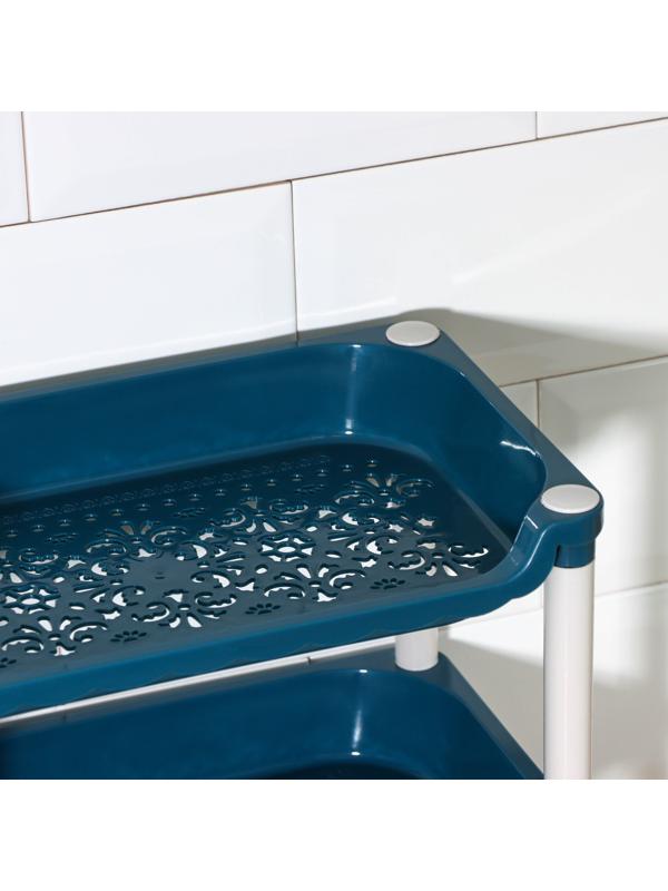 Этажерка настольная 3-х секционная «Пастель», цвет МИКС