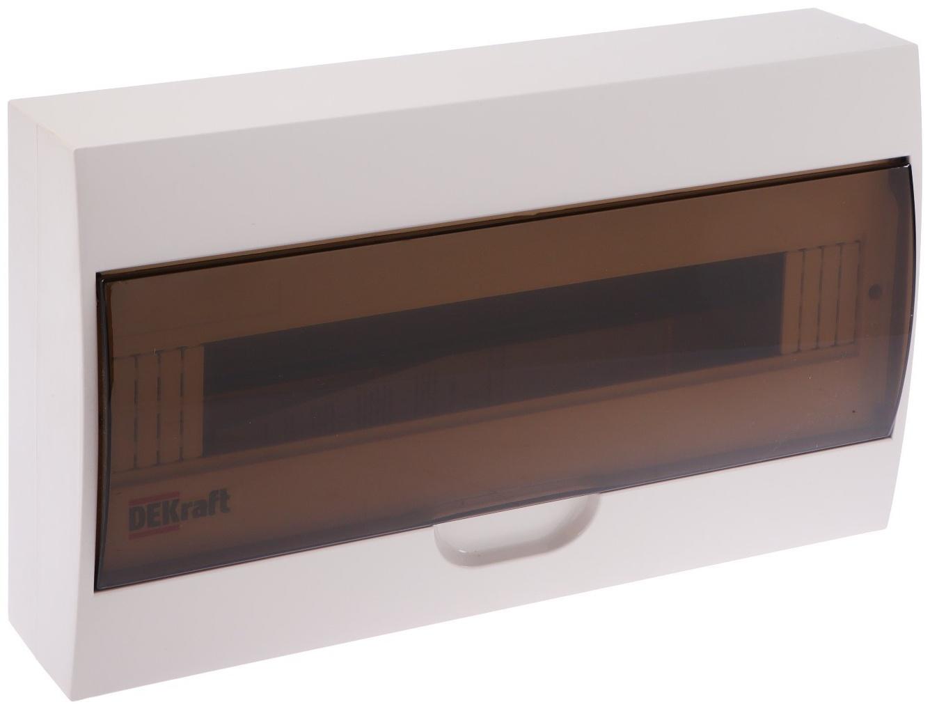 Щит SE DEKraft ЩРН-П-18, 18 модулей, навесной, IP41, белый, 31012DEK