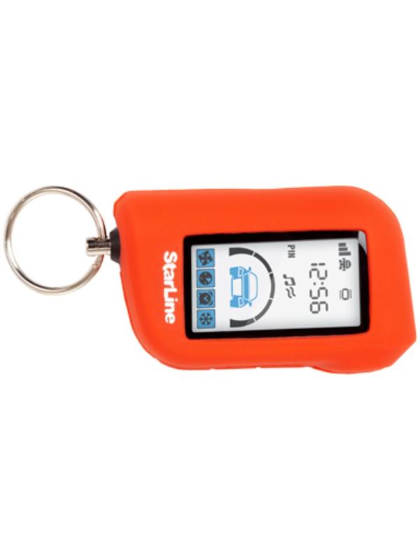 Чехол брелка Starline A93, силиконовый, красный