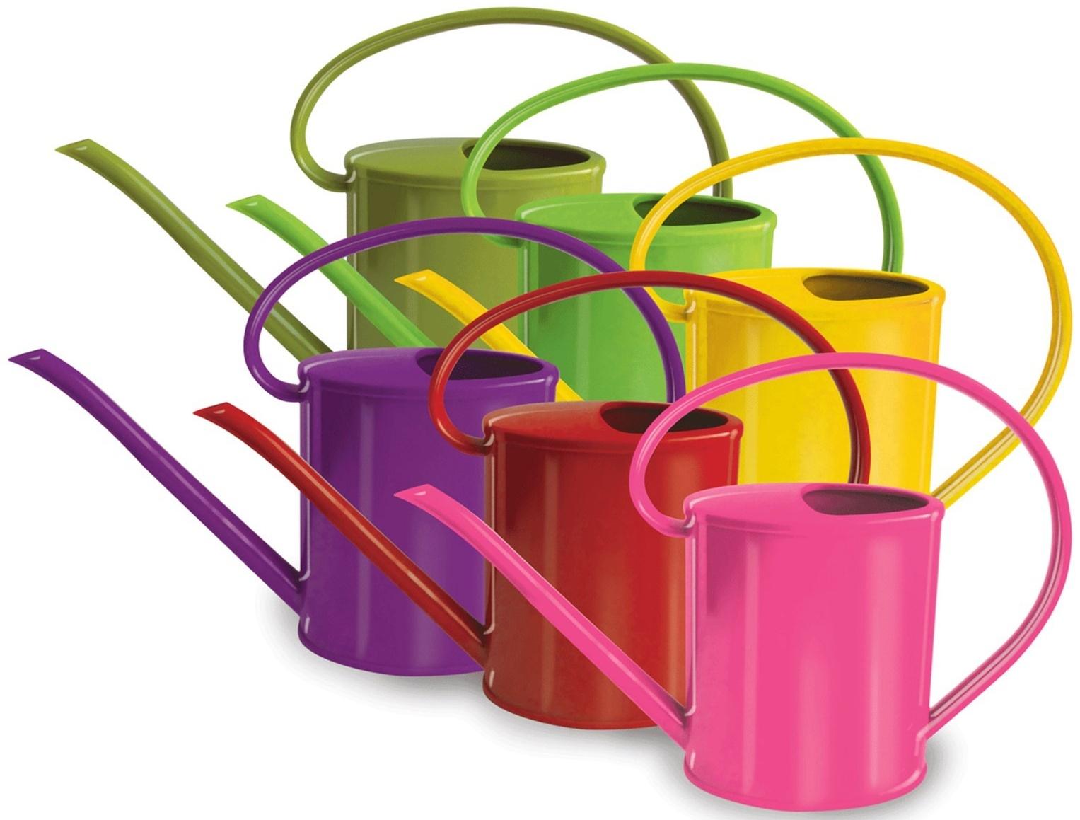 Лейка, 1,2 л, без рассеивателя, цвет МИКС, 