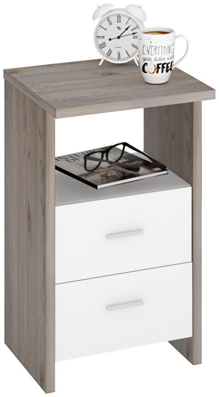 Тумба, 445 × 450 × 770 мм, цвет нельсон/белый