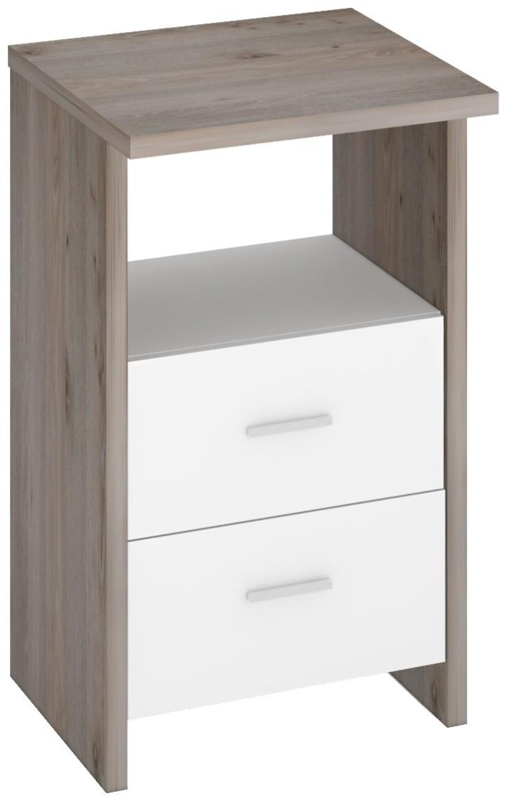 Тумба, 445 × 450 × 770 мм, цвет нельсон/белый