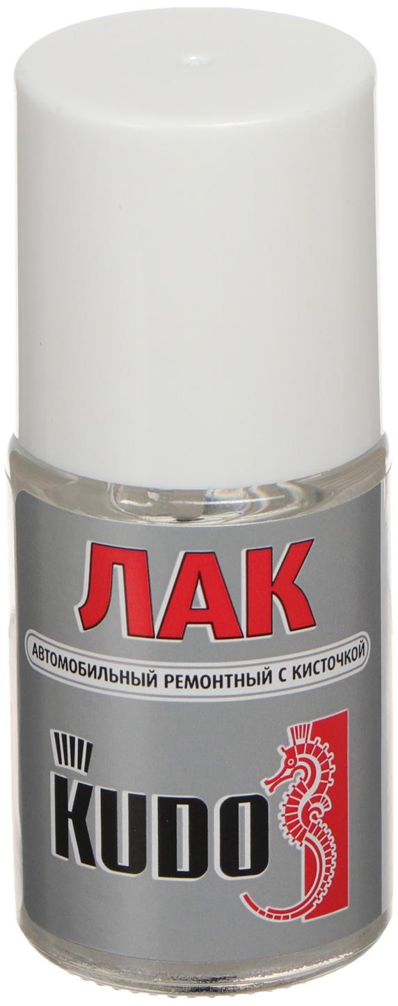 Лак Kudo автомобильный ремонтный с кисточкой, глянцевый, 15 мл  KU-70000