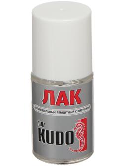 Лак Kudo автомобильный ремонтный с кисточкой, глянцевый, 15 мл  KU-70000