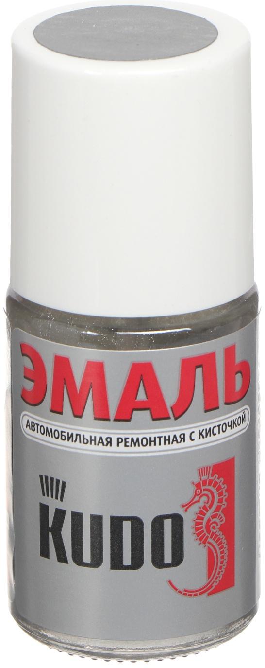 Эмаль Kudo автомобильная ремонтная  с кисточкой Снежная королева 690, металлик, 15 мл