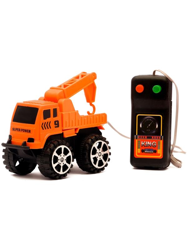 Машина «Стройтехника», на дист управлении, работает от батареек, в пакете