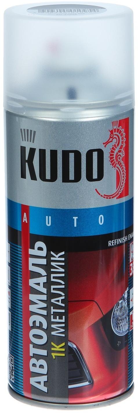 Эмаль 1К KUDO автомобильная ремонтная металлизированная 