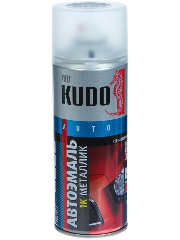Эмаль 1К KUDO автомобильная ремонтная металлизированная 