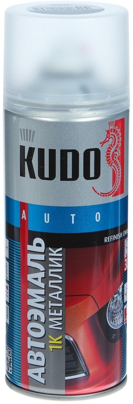 Эмаль 1К KUDO автомобильная ремонтная металлизированная 