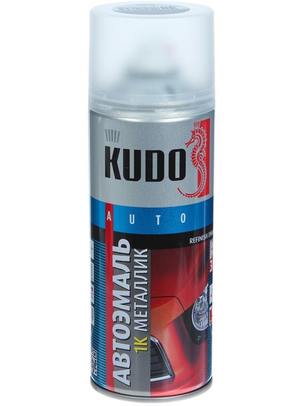Эмаль 1К KUDO автомобильная ремонтная металлизированная 