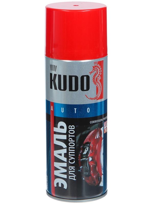Эмаль для суппортов Kudo красная, аэрозоль, 520 мл    KU-5211