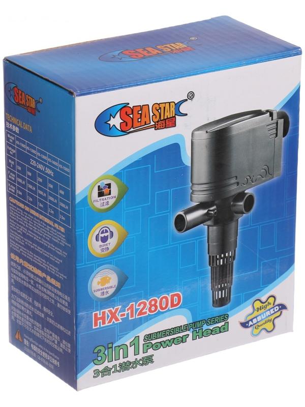 Помпа Sea Star HX-1280D, 1300 л/ч, 18 Вт, высота подъема воды 1,2 м