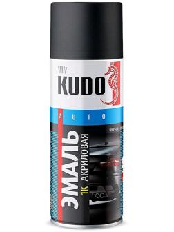 Эмаль 1К KUDO черная матовая, акриловая, 520 мл, аэрозоль KU-5232.5