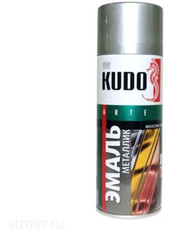 Эмаль 1К KUDO автомобильная ремонтная металлизированная Hyundai D01 Черный, 520 мл, KU-42355