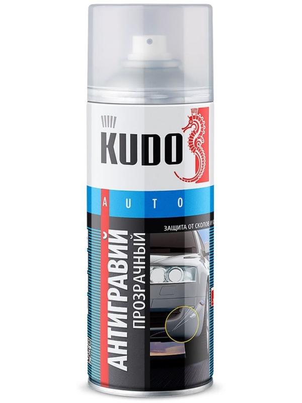 Антигравий KUDO, 520 мл, прозрачный, аэрозоль    KU-5220