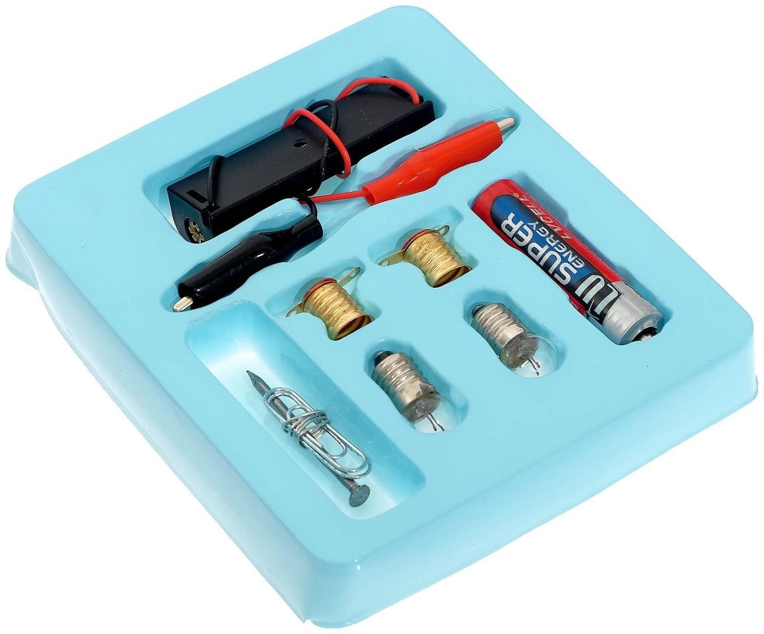 Набор для опытов «Опыты с лампочкой», в пакете