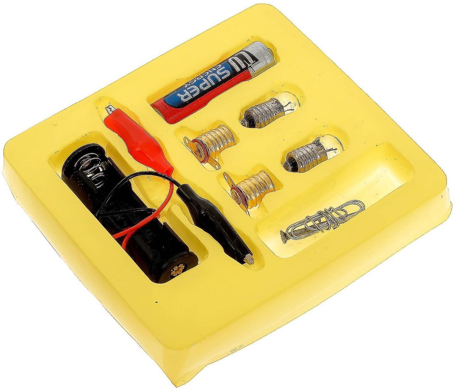 Набор для опытов «Опыты с лампочкой», в пакете