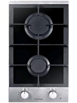Варочная поверхность Darina 1T2 C524 Х1, газовая, 2 конфорки, 29 см, цвет нерж.сталь