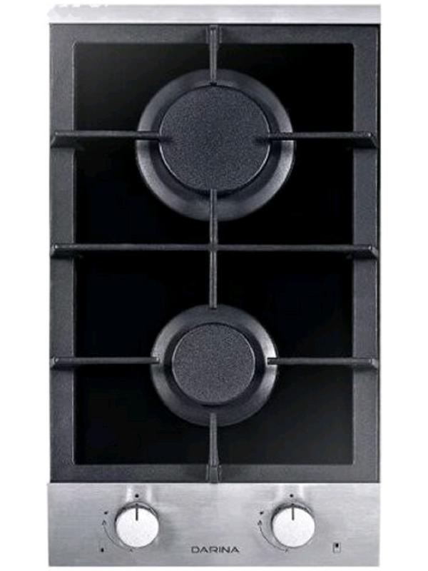 Варочная поверхность Darina 1T2 C524 Х1, газовая, 2 конфорки, 29 см, цвет нерж.сталь