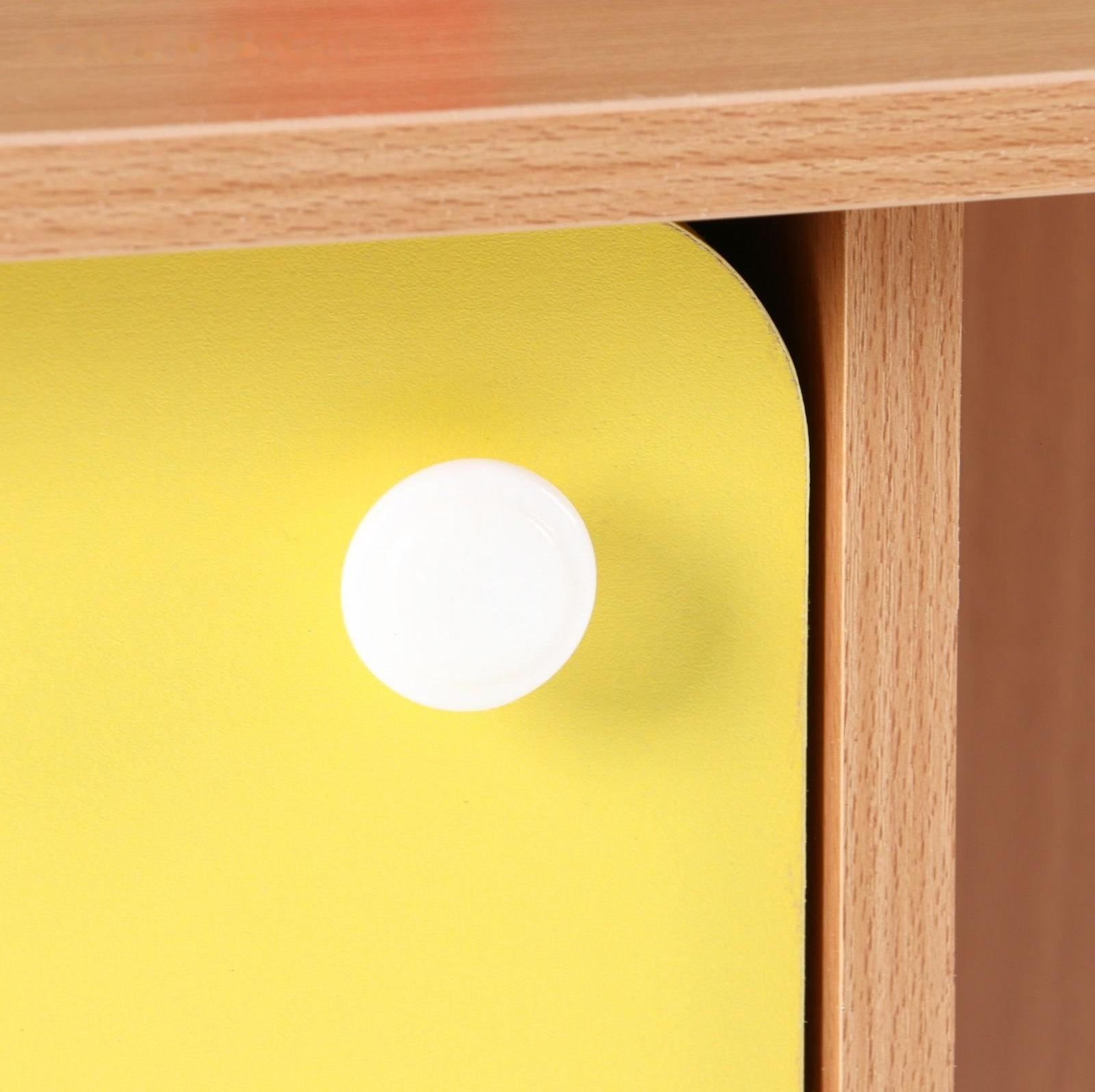 Парикмахерская, 800х300х1100, ЛДСП, корпус - бук, фасады - цветные