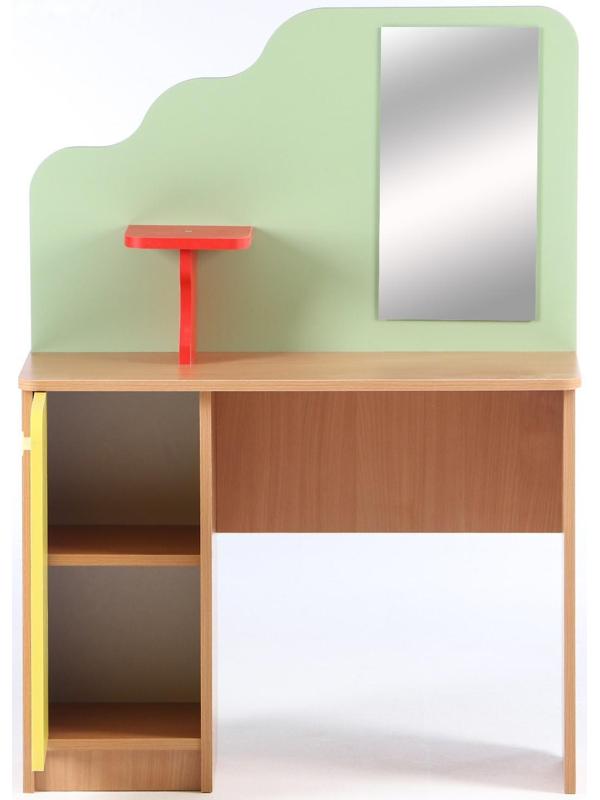 Парикмахерская, 800х300х1100, ЛДСП, корпус - бук, фасады - цветные