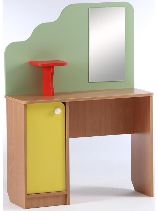 Парикмахерская, 800х300х1100, ЛДСП, корпус - бук, фасады - цветные