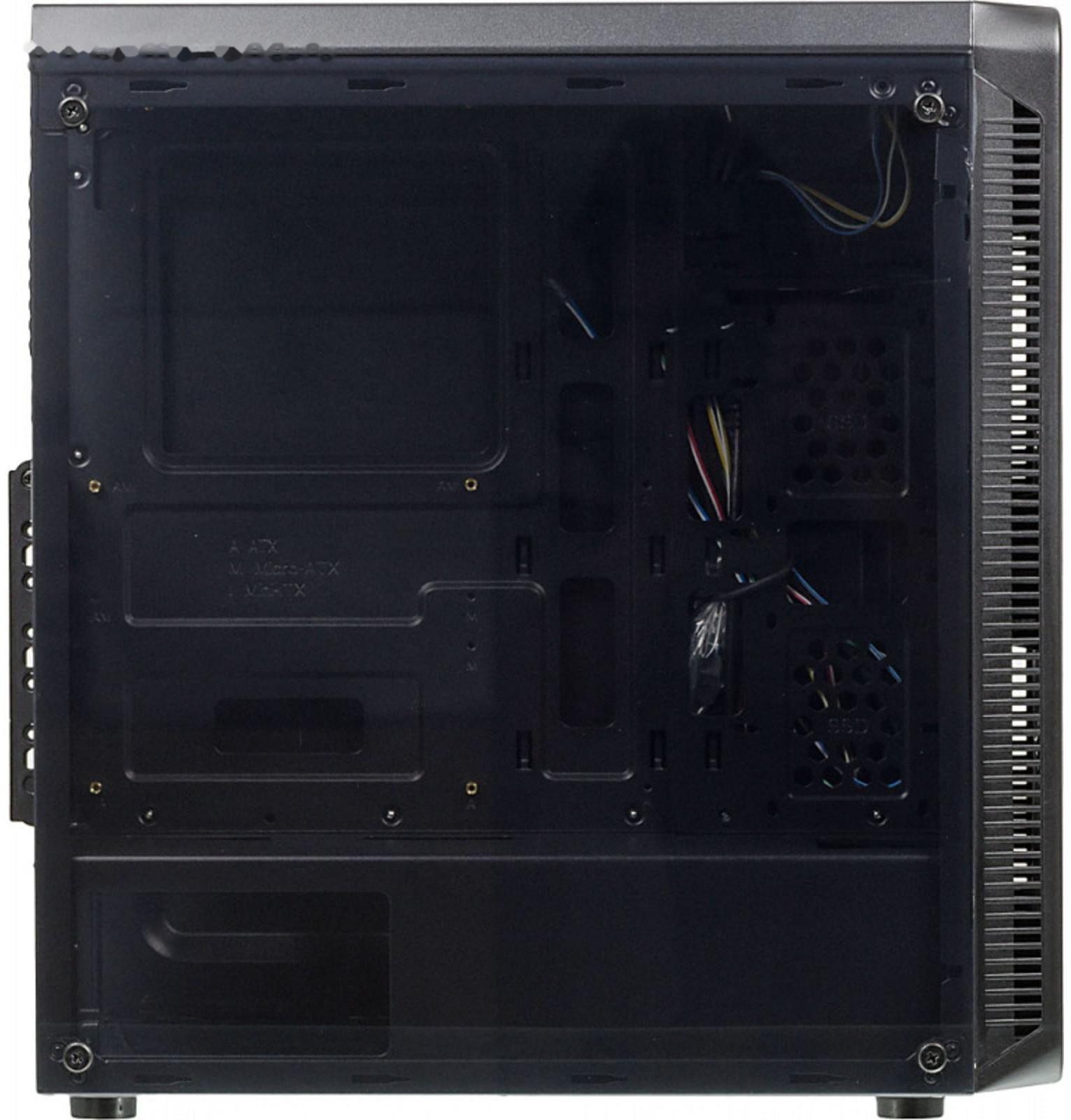 Корпус Accord JP-X, без БП, ATX, Midi-Tower, черный